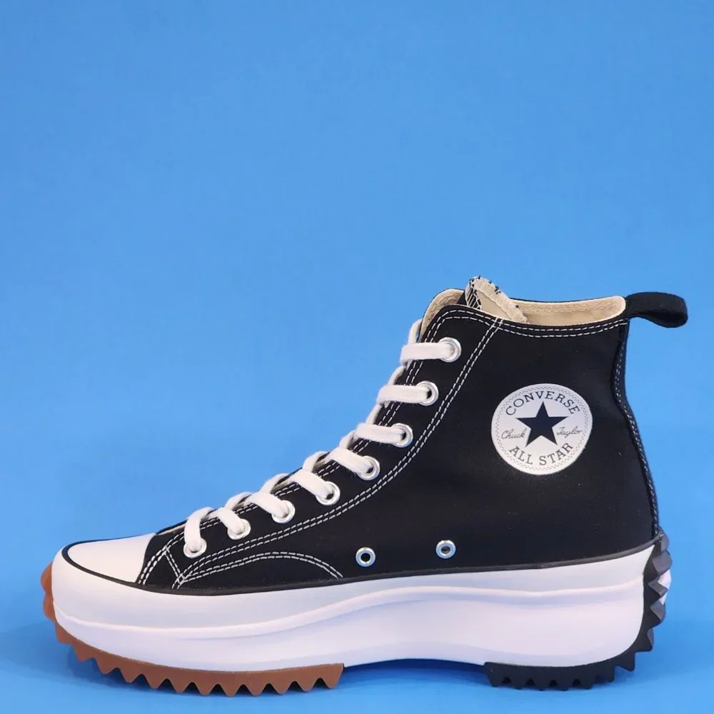 Converse Run Star Hike High Black Gum Unisex Unisex Platform Sneaker 166800C NWT - Picture 3 of 6